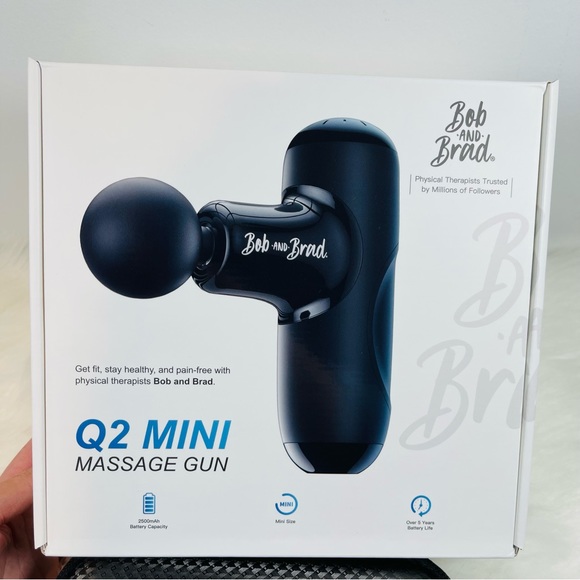 New BOB AND BRAD Q2 Mini Pocket-Sized Deep Tissue Muscle Massager Gun(Black) - Picture 7 of 12